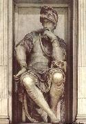 Michelangelo Buonarroti Tomb of Lorenzo de' Medici oil painting artist